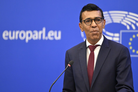 Pressekonferenz zu den  EU-Inseln und die Kohäsionspolitik im EU-Parlament in Straßburg