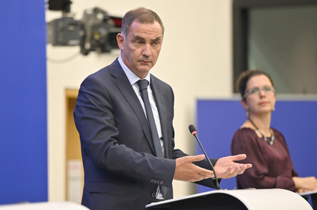 Pressekonferenz zu den  EU-Inseln und die Kohäsionspolitik im EU-Parlament in Straßburg