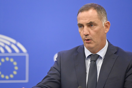 Pressekonferenz zu den  EU-Inseln und die Kohäsionspolitik im EU-Parlament in Straßburg