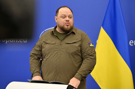 Pressekonferenz zur Urkaine im EU-Parlament in Straßburg