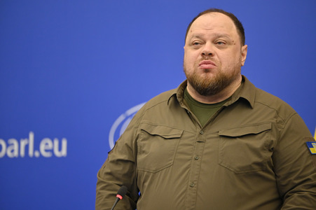 Pressekonferenz zur Urkaine im EU-Parlament in Straßburg