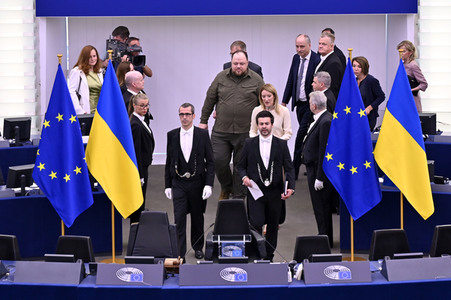 Rede von Ruslan Stefantschuk im EU-Parlament in Straßburg