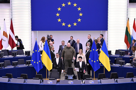 Rede von Ruslan Stefantschuk im EU-Parlament in Straßburg