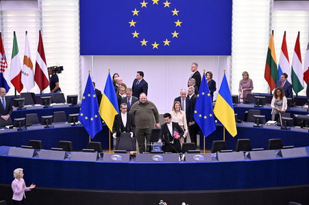 Rede von Ruslan Stefantschuk im EU-Parlament in Straßburg