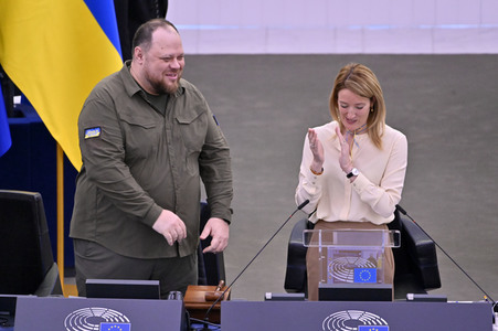 Rede von Ruslan Stefantschuk im EU-Parlament in Straßburg