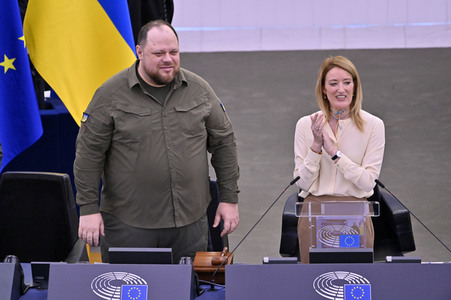Rede von Ruslan Stefantschuk im EU-Parlament in Straßburg