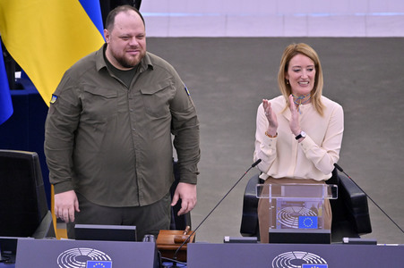 Rede von Ruslan Stefantschuk im EU-Parlament in Straßburg