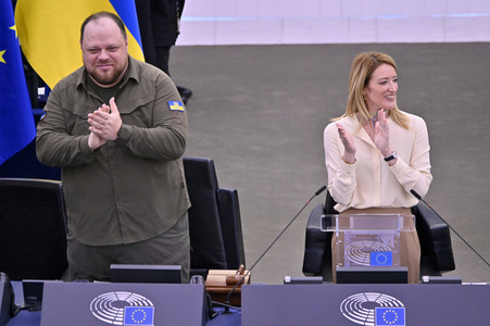 Rede von Ruslan Stefantschuk im EU-Parlament in Straßburg