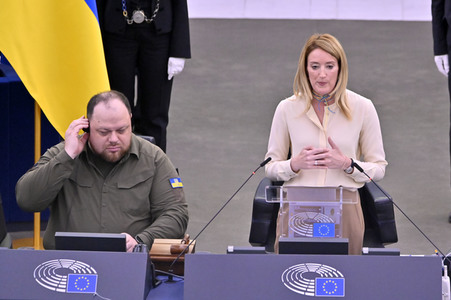Rede von Ruslan Stefantschuk im EU-Parlament in Straßburg