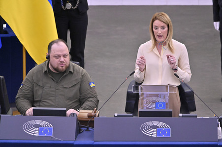 Rede von Ruslan Stefantschuk im EU-Parlament in Straßburg