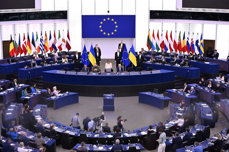 Rede von Ruslan Stefantschuk im EU-Parlament in Straßburg