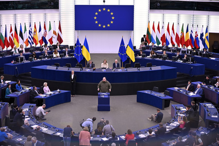 Rede von Ruslan Stefantschuk im EU-Parlament in Straßburg