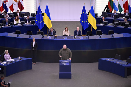 Rede von Ruslan Stefantschuk im EU-Parlament in Straßburg