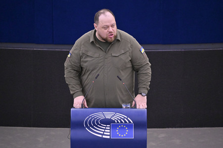 Rede von Ruslan Stefantschuk im EU-Parlament in Straßburg