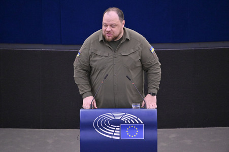 Rede von Ruslan Stefantschuk im EU-Parlament in Straßburg