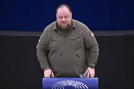 Rede von Ruslan Stefantschuk im EU-Parlament in Straßburg