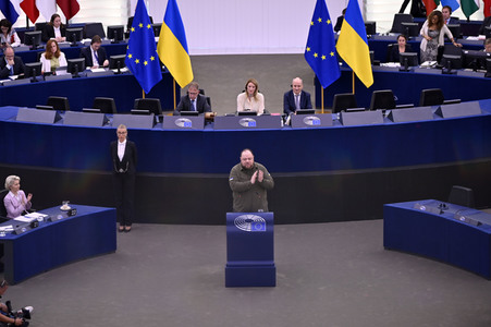 Rede von Ruslan Stefantschuk im EU-Parlament in Straßburg