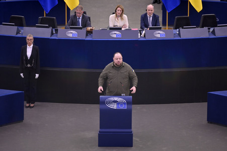 Rede von Ruslan Stefantschuk im EU-Parlament in Straßburg