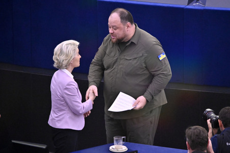 Rede von Ruslan Stefantschuk im EU-Parlament in Straßburg