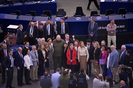 Rede von Ruslan Stefantschuk im EU-Parlament in Straßburg