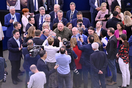 Rede von Ruslan Stefantschuk im EU-Parlament in Straßburg