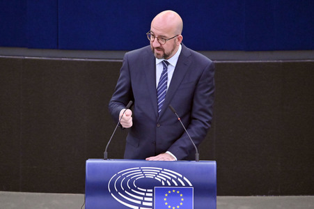 Plenartagung zur Ukraine im EU-Parlament in Straßburg