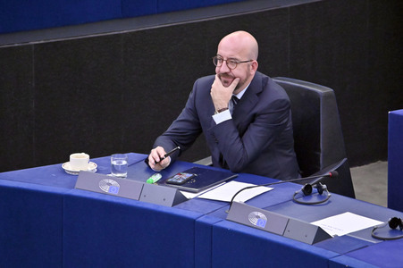 Plenartagung zur Ukraine im EU-Parlament in Straßburg