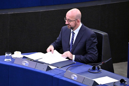 Plenartagung zur Ukraine im EU-Parlament in Straßburg
