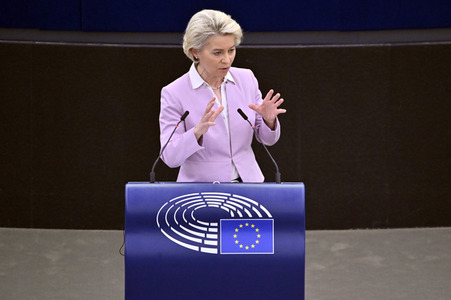 Plenartagung zur Ukraine im EU-Parlament in Straßburg