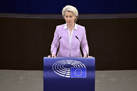Plenartagung zur Ukraine im EU-Parlament in Straßburg