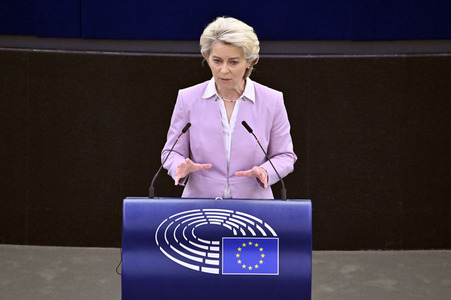 Plenartagung zur Ukraine im EU-Parlament in Straßburg