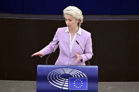 Plenartagung zur Ukraine im EU-Parlament in Straßburg