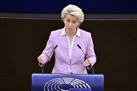 Plenartagung zur Ukraine im EU-Parlament in Straßburg