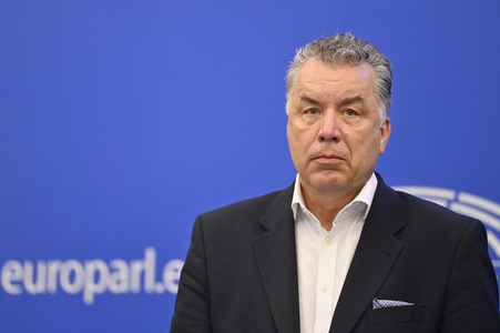 Pressekonferenz der EVP zum Thema 'Fit für 55' im EU-Parlament in Straßburg