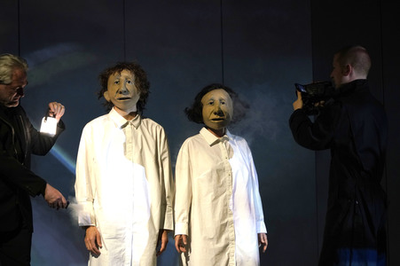 Theaterprobe 'Hokuspokus' in Berlin