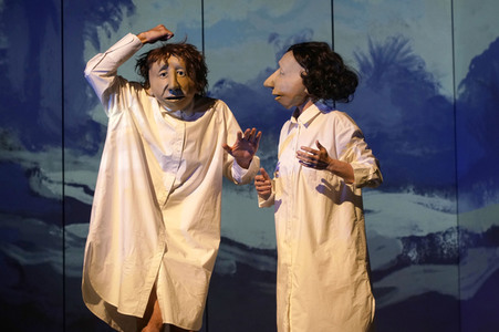 Theaterprobe 'Hokuspokus' in Berlin