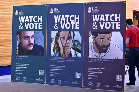 Verleihung des Lux Publikumspreises 2022  im EU-Parlament in Straßburg