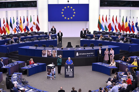 Verleihung des Lux Publikumspreises 2022  im EU-Parlament in Straßburg