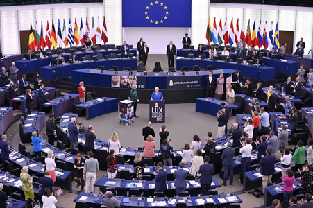 Verleihung des Lux Publikumspreises 2022  im EU-Parlament in Straßburg