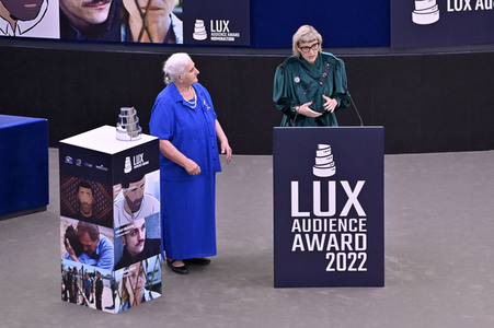 Verleihung des Lux Publikumspreises 2022  im EU-Parlament in Straßburg