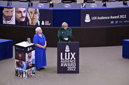 Verleihung des Lux Publikumspreises 2022  im EU-Parlament in Straßburg