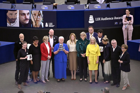 Verleihung des Lux Publikumspreises 2022  im EU-Parlament in Straßburg