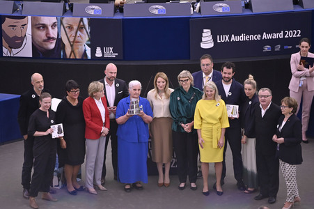 Verleihung des Lux Publikumspreises 2022  im EU-Parlament in Straßburg