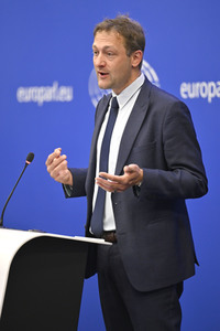 Pressekonferenz zur Kernenergie und Gas im EU-Parlament in Straßburg