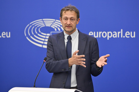 Pressekonferenz zur Kernenergie und Gas im EU-Parlament in Straßburg
