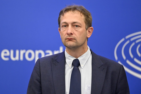 Pressekonferenz zur Kernenergie und Gas im EU-Parlament in Straßburg