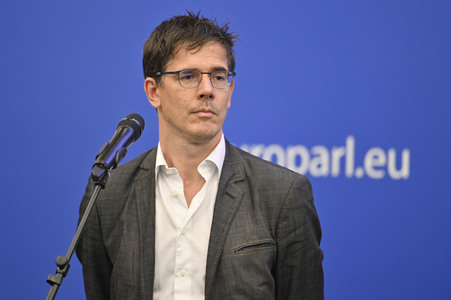 Pressekonferenz zur Kernenergie und Gas im EU-Parlament in Straßburg