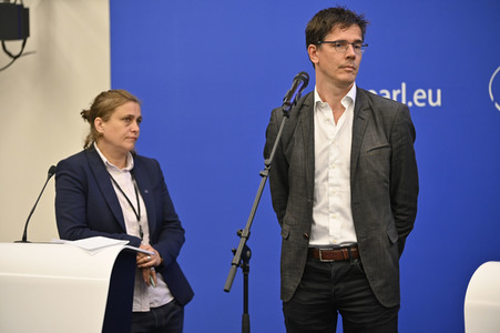 Pressekonferenz zur Kernenergie und Gas im EU-Parlament in Straßburg