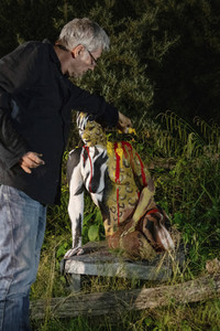 Jörg Düsterwald Bodyart Live-Performance im Erlebnis-Zoo Hannover