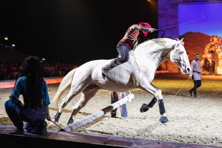 Pferdeshow 'Cavalluna - Die Legende der Wüste' in Erfurt